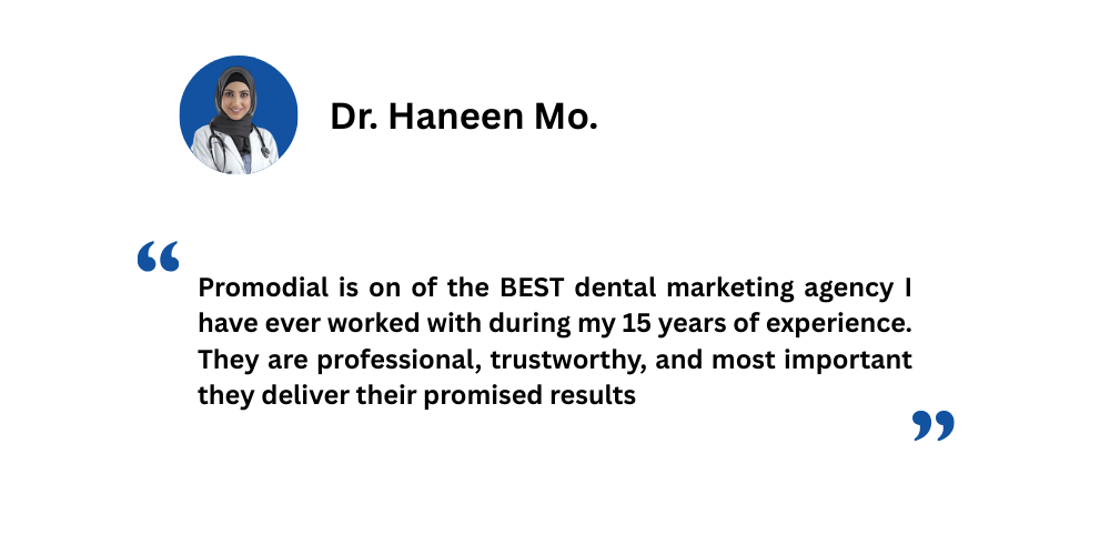 Dental Marketing Clients Testimonial